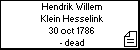 Hendrik Willem Klein Hesselink
