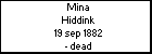 Mina Hiddink