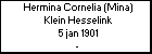 Hermina Cornelia (Mina) Klein Hesselink