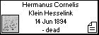 Hermanus Cornelis Klein Hesselink