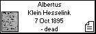 Albertus Klein Hesselink