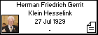 Herman Friedrich Gerrit Klein Hesselink