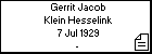 Gerrit Jacob Klein Hesselink