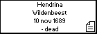 Hendrina Wildenbeest