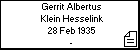 Gerrit Albertus Klein Hesselink