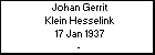 Johan Gerrit Klein Hesselink