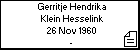 Gerritje Hendrika Klein Hesselink