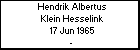 Hendrik Albertus Klein Hesselink