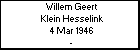 Willem Geert Klein Hesselink