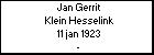 Jan Gerrit Klein Hesselink