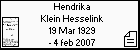 Hendrika Klein Hesselink