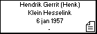 Hendrik Gerrit (Henk) Klein Hesselink