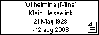Wilhelmina (Mina) Klein Hesselink