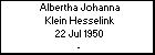 Albertha Johanna Klein Hesselink