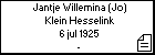 Jantje Willemina (Jo) Klein Hesselink