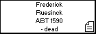 Frederick Ruesinck