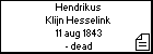 Hendrikus Klijn Hesselink