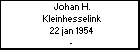 Johan H. Kleinhesselink