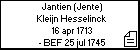 Jantien (Jente) Kleijn Hesselinck