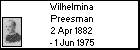Wilhelmina Preesman