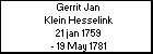 Gerrit Jan Klein Hesselink