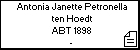 Antonia Janette Petronella ten Hoedt