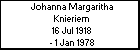 Johanna Margaritha Knieriem