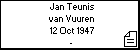 Jan Teunis van Vuuren