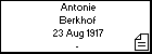Antonie Berkhof