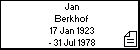Jan Berkhof