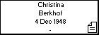 Christina Berkhof
