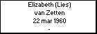 Elizabeth (Lies) van Zetten