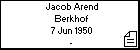 Jacob Arend Berkhof
