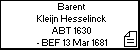 Barent Kleijn Hesselinck