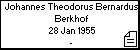 Johannes Theodorus Bernardus Berkhof