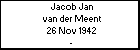 Jacob Jan van der Meent