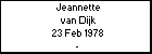 Jeannette van Dijk