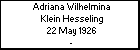 Adriana Wilhelmina Klein Hesseling