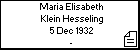 Maria Elisabeth Klein Hesseling