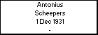 Antonius Scheepers