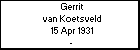 Gerrit van Koetsveld