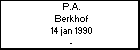 P.A. Berkhof
