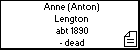 Anne (Anton) Lengton