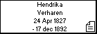 Hendrika Verharen