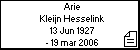 Arie Kleijn Hesselink