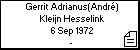 Gerrit Adrianus(André) Kleijn Hesselink