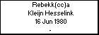 Rebekk(cc)a Kleijn Hesselink