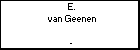 E. van Geenen