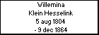 Willemina Klein Hesselink