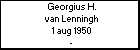 Georgius H. van Lenningh